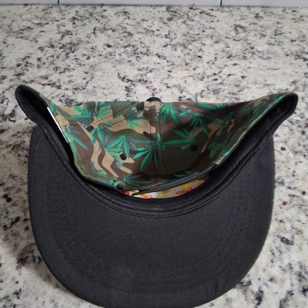 Camouflage Snapback Hat with 4:20 Design
